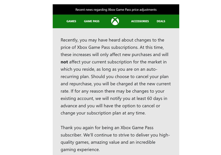 Xbox Game Pass Nuevos Precios