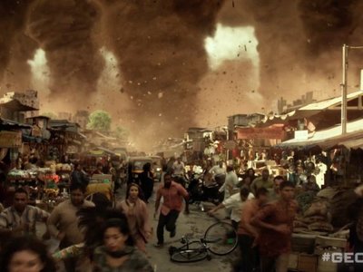 'Geostorm' presenta un nuevo y loquísimo tráiler: ¡¿unos satélites malvados quieren destruir el mundo?!