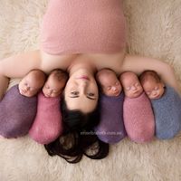 Decidieron ir a por el tercero, ¡y llegaron cinco! Las más bellas fotos de quintillizos