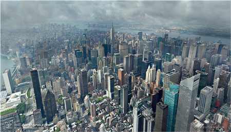 "Day view of Manhattan", nueve panorámicas aéreas de New York que nos harán volar por la ciudad