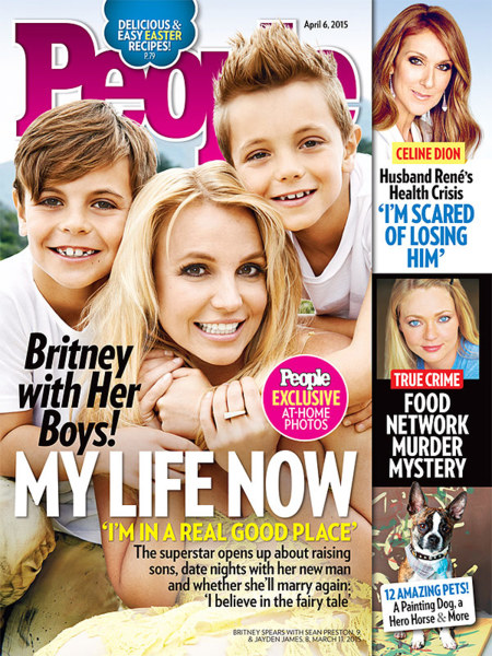 Britney Spears y sus retoños comparten portada