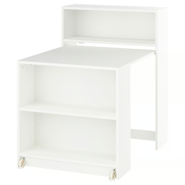 BILLY Librería con mesa plegable