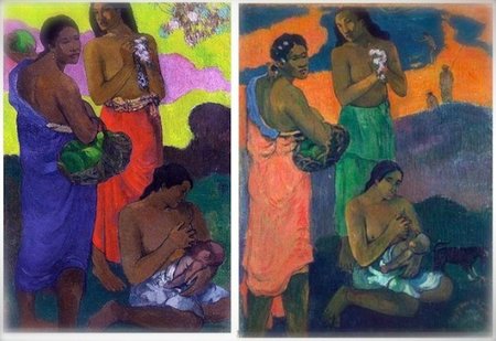 "La maternidad", de Paul Gauguin