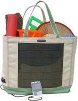 Bolso de playa solar que recarga baterías