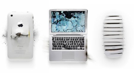 Destruir los productos de Apple también es arte