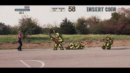 'Metal Slug' en la vida real. La nostalgia pura en vídeo