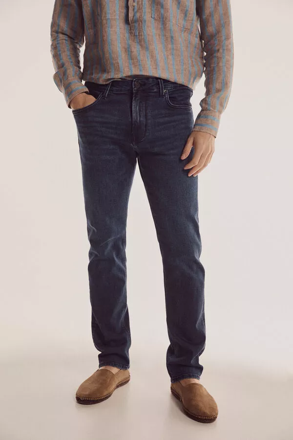 Pantalón vaquero premium flex regular fit