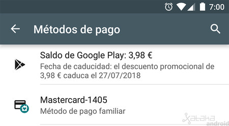 Cómo ver la fecha de caducidad de tu saldo de Google Play Store