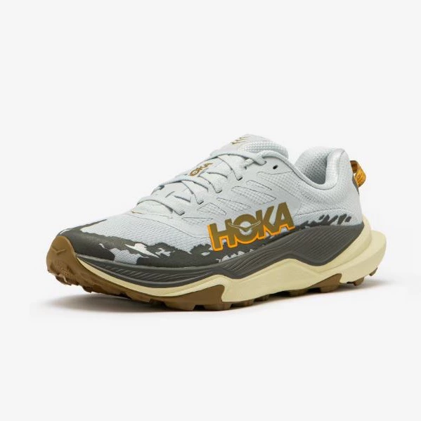 Zapatillas running trail Hoka Torrent 4 Hombre - azul y amarillo
