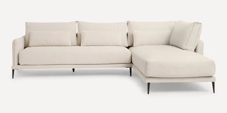 Sofa De 5 Plazas Con Chaiselongue Derecha Articulada Upsala