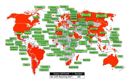 Los clientes de Orange ya pueden conectarse a redes 4G en 100 países gracias a nuevos acuerdos