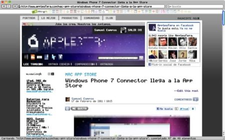 Navegando a 8bits desde Safari, para amantes de lo retro