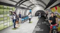 Londres prepara rutas para bicicletas en la ciudad usando túneles del Metro