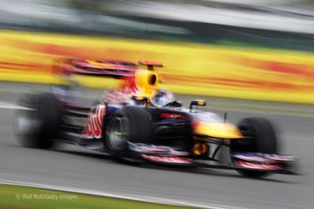 Sebastian Vettel en el Gran Premio de Gran Bretaña de F1 2011