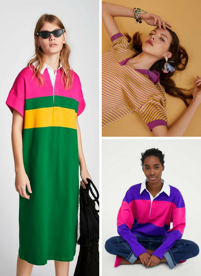 polos noventa low-cost rayas