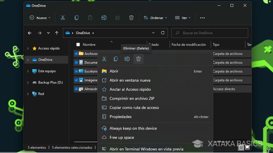 Cómo vaciar OneDrive limpiando tu cuenta desde el PC, el móvil y el ...