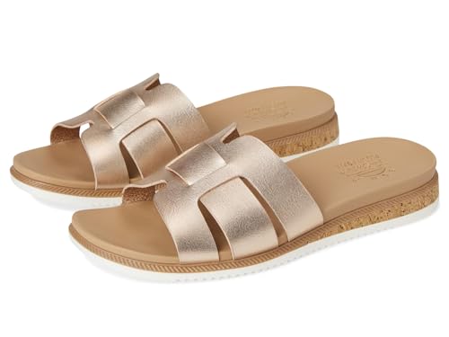 Skechers - DESERT KISS LOW PEAK LOOK, Sandalias deslizantes Mujeres, GOLD,