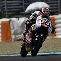 Niccolò Antonelli se lleva el mejor tiempo de Moto3 del viernes en Le Mans