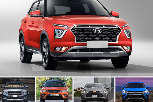 Hyundai Creta 2021 vs. 4 rivales en México: cada versión contra un competidor... incluyendo al Volkswagen Taos