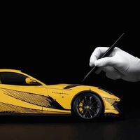 Alguien ha pagado por esta maqueta de un Ferrari 812 Competizione lo mismo que vale un Audi RS 3 de 400 CV 