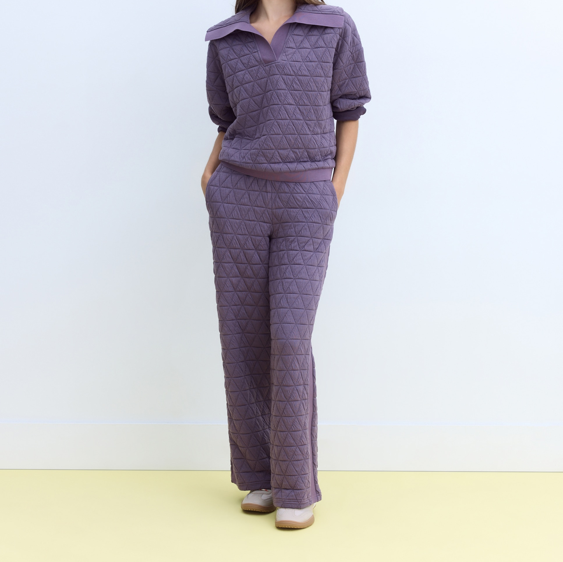 Pantalón acolchado - Stella Rittwagen - Morado