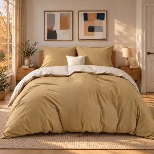 Dreamzie - Funda Nórdica Cama 150 con 2 Fundas de Almohada 50x70 cm 