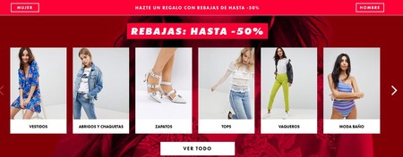 Rebajas de hasta el 50% en la Mid Season Sale en Asos. Envío gratis en pedidos de más de 24,99 euros