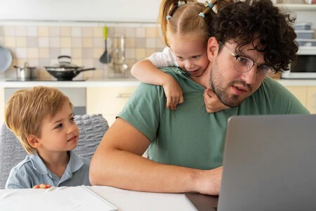 Teletrabajando Con Niños