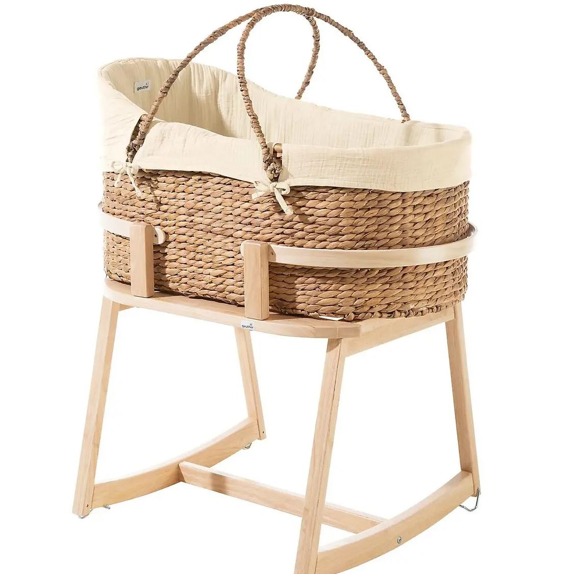 Set de cuna con colchón, nido de bebé con soporte