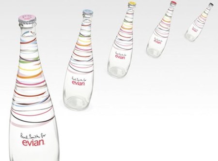 Paul Smith for Evian: agua embotellada con mucho estilo