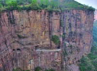 El túnel de Guoliang en China
