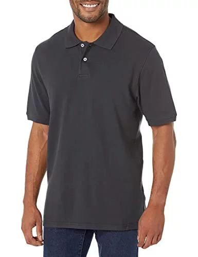 Amazon Essentials , Polo Hombre, Negro (Black), Medium