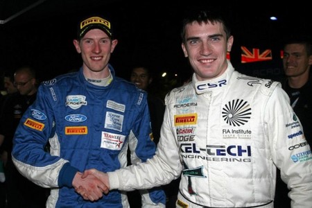 Elfyn Evans y Craig Breen, ganadores de la WRC Academy