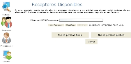 Recepción factura sostenible