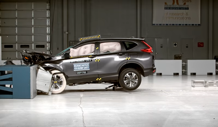 Honda CR-V 2017 logró el Top Safety Pick+ en cuestión de seguridad