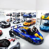 Un vistazo al taller de los McLaren P1 GTR