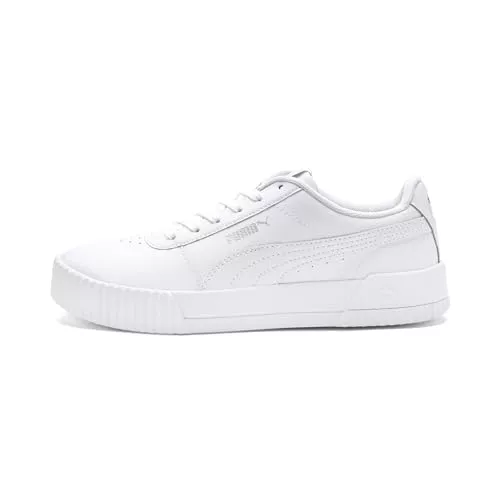 PUMA Carina L, Sneakers Mujer, White White Silver, 36 EU