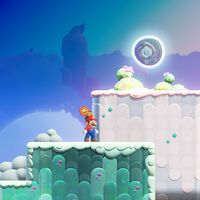 Especial Nub Nub Cielo rítmico al 100% en Super Mario Bros. Wonder