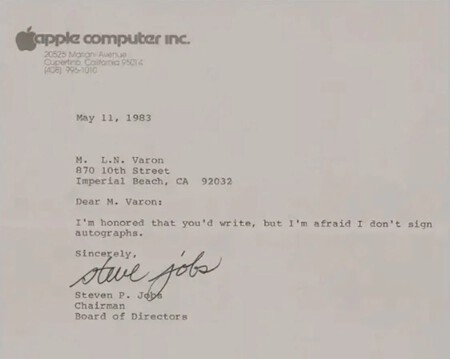 Steve Jobs foi solicitado a dar um autógrafo em 1983. A maneira como ele recusou o pedido demonstra o nível de sarcasmo que possuía.