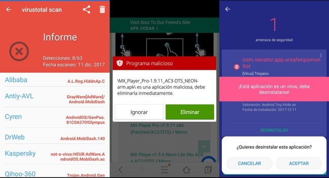 Evitar Virus Android