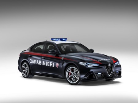 Los Carabinieri italianos manejarán un Alfa Romeo Giulia QV