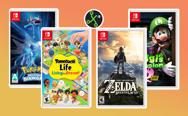 Juegos Nintendo Switch Zelda Mario Animal Crossing Pokemon Luigi S Mansion Tomodachi Life Mercado Libre Ofertas Descuentos Super Smash Bros
