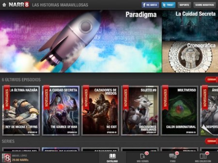 Narr8, una nueva plataforma de libros y cómics interactivos para el iPad