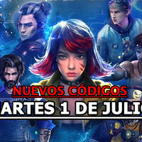 Free Fire MAX, códigos gratuitos para el Martes 1 de julio 