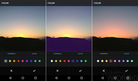 Instagram 6.19 para Android, ahora con las nuevas herramientas Color y Atenuar