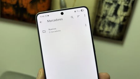 Marcadores del móvil Opera