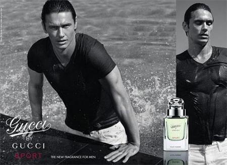 James Franco posando para Gucci Sport
