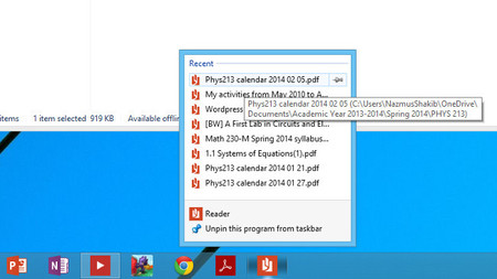 Más capturas de Windows 8.1 Update 1 revelan aún mayor integración de las aplicaciones Modern UI en la barra de tareas