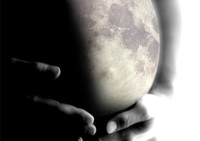 Calendario lunar para conocer el momento del parto (julio de 2009)