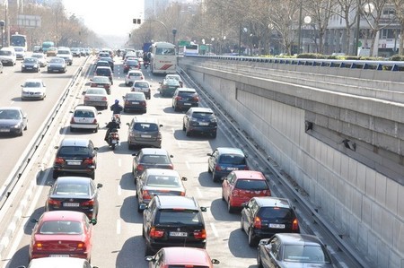 Atasco Madrid M30